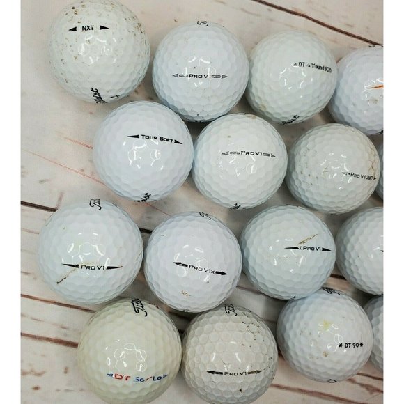 17 Titleist #1 #2 #3 #4 #8 & #22 Golf Balls Some Balls Are Dirty Some are Clean - Picture 4 of 12